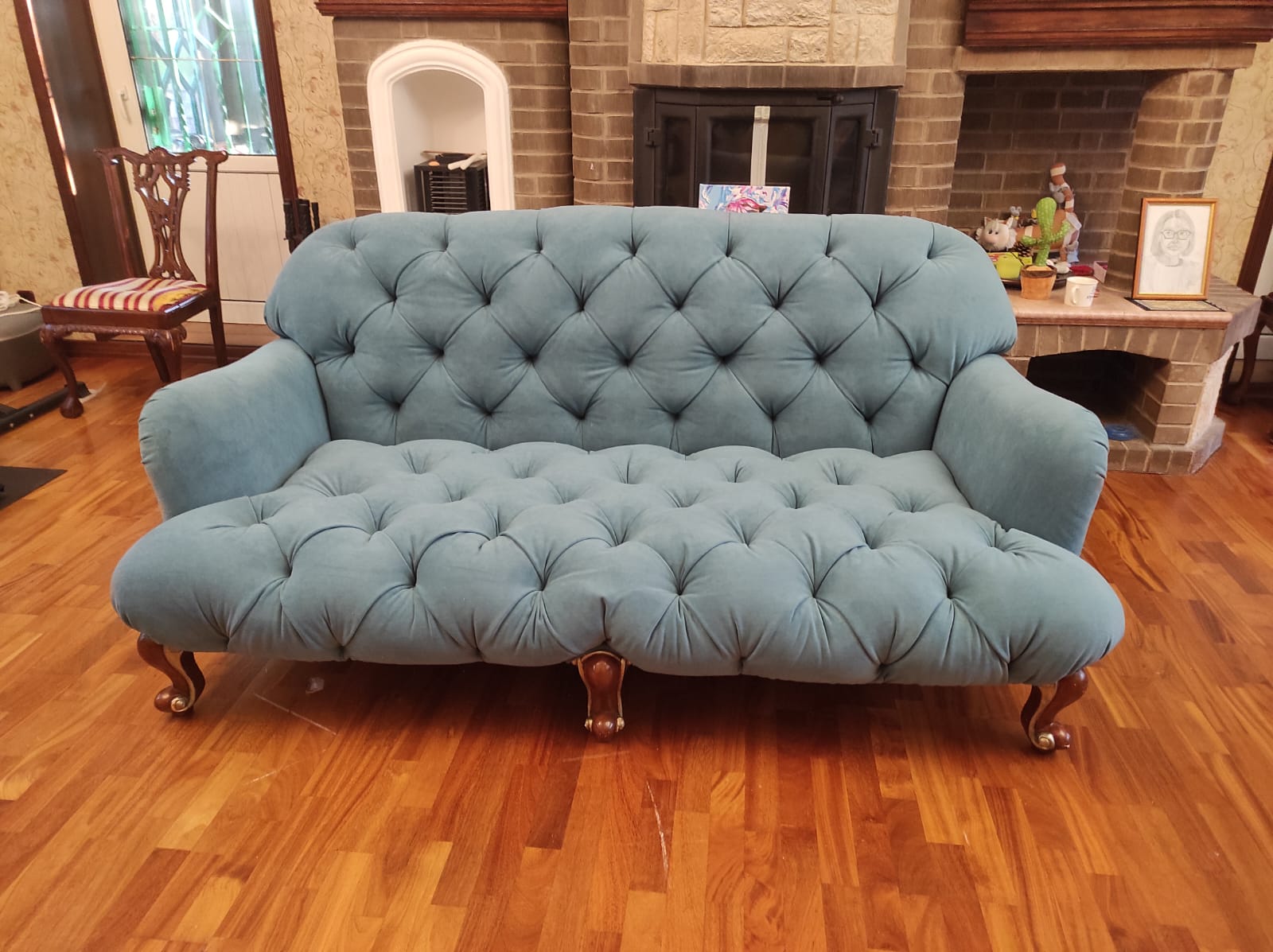 Обивка дивана. Белоусово