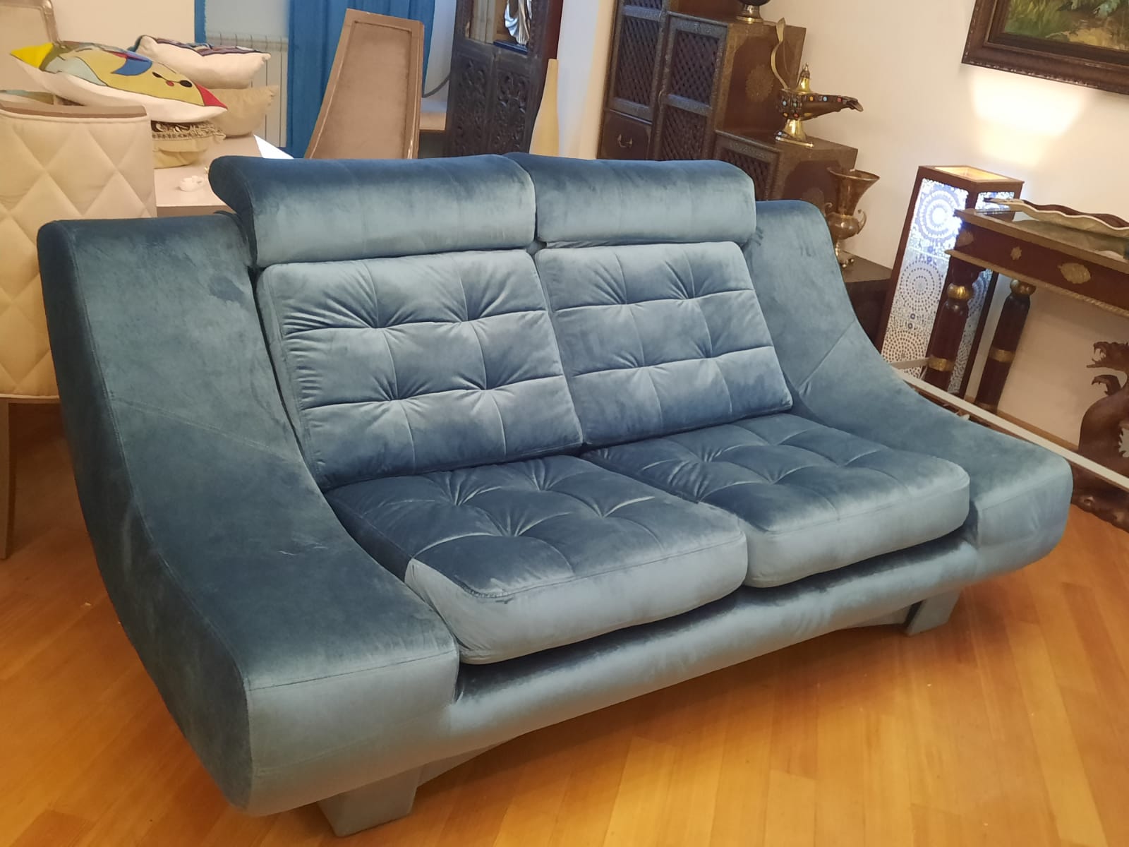 Обивка дивана на дому. Белоусово